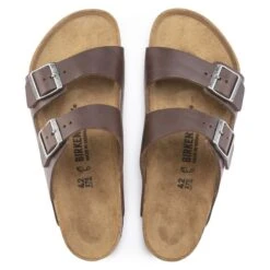 Birkenstock Arizona Grip Natural Leather -Trendy Steps Shop 1023117 top