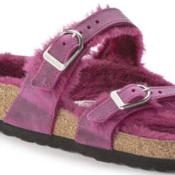 Birkenstock Mayari Shearling Oiled Leather -Trendy Steps Shop 1023199 detail 1