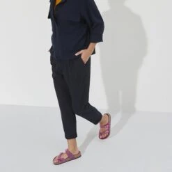 Birkenstock Mayari Shearling Oiled Leather -Trendy Steps Shop 1023199 f look f