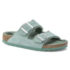 Birkenstock Arizona Shearling Suede Leather