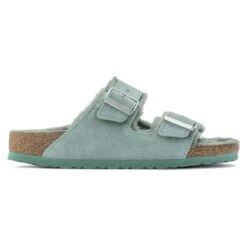 Birkenstock Arizona Shearling Suede Leather -Trendy Steps Shop 1023259 side