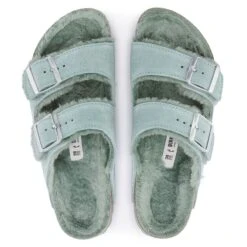 Birkenstock Arizona Shearling Suede Leather -Trendy Steps Shop 1023259 top