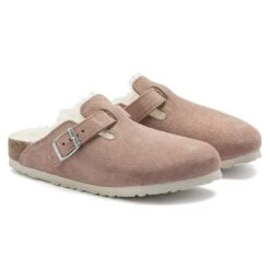 Birkenstock Boston Suede Leather/ Shearling -Trendy Steps Shop 1023281 pair