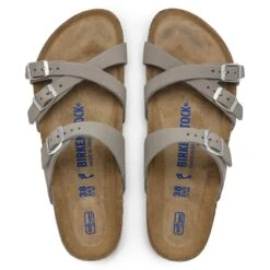 Birkenstock Franca Nubuck Leather -Trendy Steps Shop 1023375 top