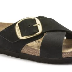 Birkenstock Siena Big Buckle Nubuck Leather -Trendy Steps Shop 1023376 detail 1