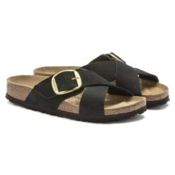 Birkenstock Siena Big Buckle Nubuck Leather -Trendy Steps Shop 1023376 pair