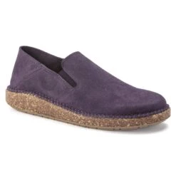 Birkenstock Callan Suede Leather Dark Berry -Trendy Steps Shop 1023626 1