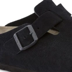 Birkenstock Boston Suede Leather Midnight -Trendy Steps Shop 1023865 detail 1