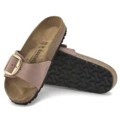 Birkenstock Madrid Big Buckle Nubuck Leather -Trendy Steps Shop 1024039 sole