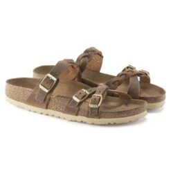 Birkenstock Franca Braid Oiled Leather -Trendy Steps Shop 1024052 pair