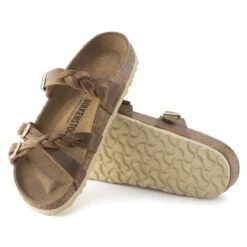 Birkenstock Franca Braid Oiled Leather -Trendy Steps Shop 1024052 sole
