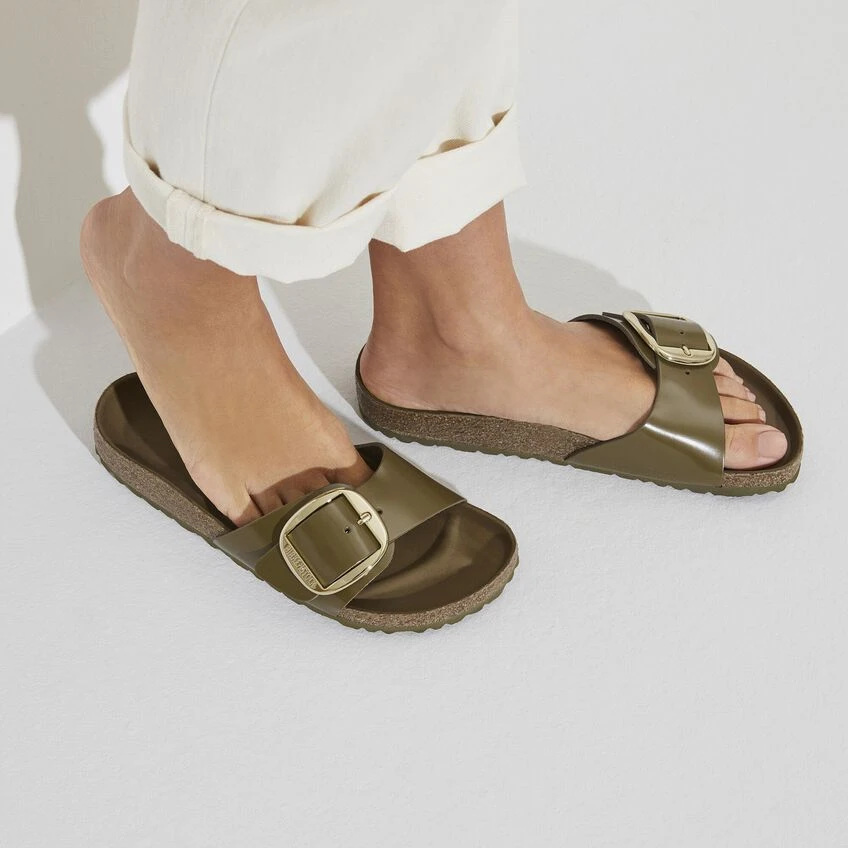 Birkenstock Madrid Natural Leather Patent 12 Birkenstock Madrid Natural Leather Patent - Image 10