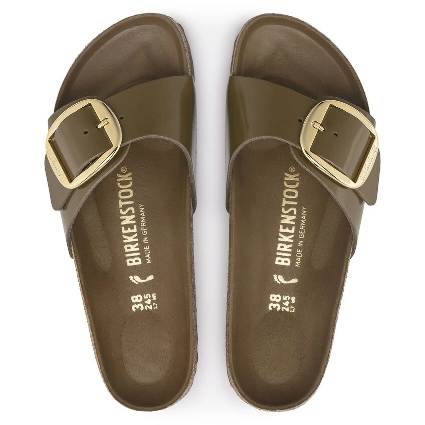 Birkenstock Madrid Natural Leather Patent 8 Birkenstock Madrid Natural Leather Patent - Image 6