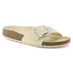 Birkenstock Madrid Natural Leather Patent