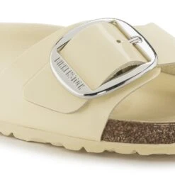 Birkenstock Madrid Natural Leather Patent -Trendy Steps Shop 1024173 detail 1