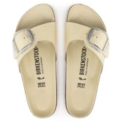 Birkenstock Madrid Natural Leather Patent -Trendy Steps Shop 1024173 top