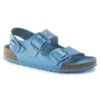 Birkenstock Milano Big Buckle Natural Leather Patent