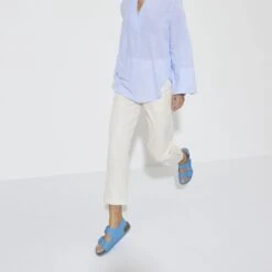 Birkenstock Milano Big Buckle Natural Leather Patent -Trendy Steps Shop 1024185 f look f