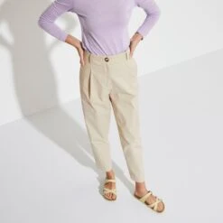 Birkenstock Franca Natural Leather Patent -Trendy Steps Shop 1024252 f look f