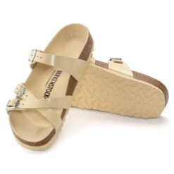 Birkenstock Franca Natural Leather Patent -Trendy Steps Shop 1024252 sole