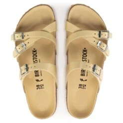 Birkenstock Franca Natural Leather Patent -Trendy Steps Shop 1024252 top