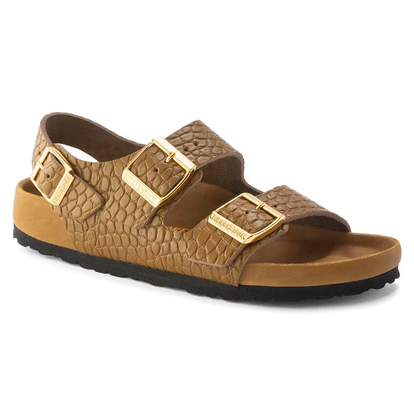 Birkenstock Milano Embossed Natural Leather 4 Birkenstock Milano Embossed Natural Leather - Image 2