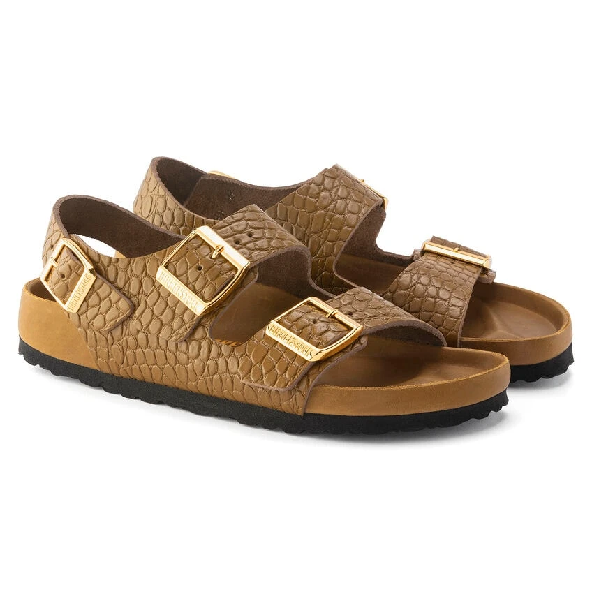 Birkenstock Milano Embossed Natural Leather 9 Birkenstock Milano Embossed Natural Leather - Image 7
