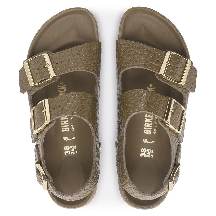 Birkenstock Milano Embossed Natural Leather 8 Birkenstock Milano Embossed Natural Leather - Image 6