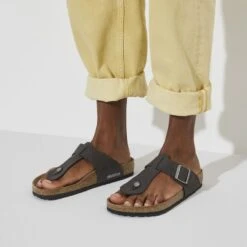 Birkenstock Medina Micro Fibre -Trendy Steps Shop 1024515 f closeup m