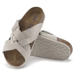 Birkenstock Lugano Suede Leather -Trendy Steps Shop 1024534 sole