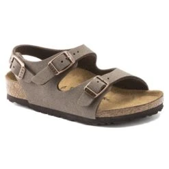 Birkenstock Roma Birko-Flor Nubuck Mocha -Trendy Steps Shop 233073 1