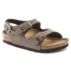 Birkenstock Roma Birko-Flor Nubuck Mocha -Trendy Steps Shop 233073
