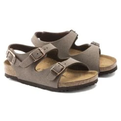 Birkenstock Roma Birko-Flor Nubuck Mocha -Trendy Steps Shop 233073 pair