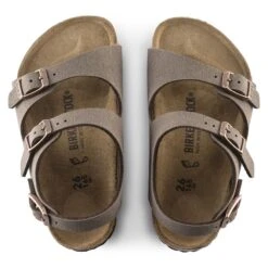 Birkenstock Roma Birko-Flor Nubuck Mocha -Trendy Steps Shop 233073 top