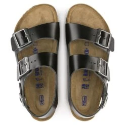 Birkenstock Milano Real Leather Soft Footbed -Trendy Steps Shop 234531 top