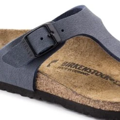 Birkenstock Gizeh Birko-Flor Nubuck Navy 23 Birkenstock Gizeh Birko-Flor Nubuck Navy -Trendy Steps Shop 345443 detail 1