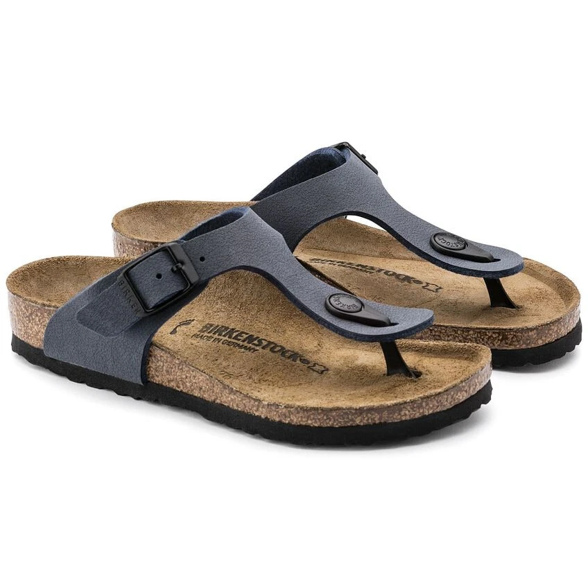 Birkenstock Gizeh Birko-Flor Nubuck Navy 11 Birkenstock Gizeh Birko-Flor Nubuck Navy - Image 9