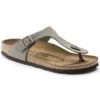 Birkenstock Gizeh Birko-Flor Nubuck Stone 1 Birkenstock Gizeh Birko-Flor Nubuck Stone -Trendy Steps Shop 43393