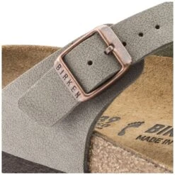 Birkenstock Gizeh Birko-Flor Nubuck Stone 21 Birkenstock Gizeh Birko-Flor Nubuck Stone -Trendy Steps Shop 43393 detail 1