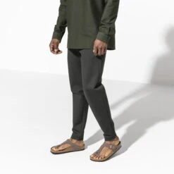 Birkenstock Gizeh Birko-Flor Nubuck -Trendy Steps Shop 43753 f look m