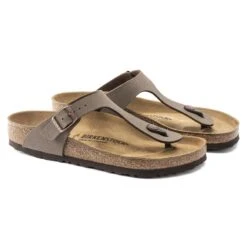 Birkenstock Gizeh Birko-Flor Nubuck -Trendy Steps Shop 43753 pair