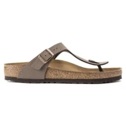 Birkenstock Gizeh Birko-Flor Nubuck -Trendy Steps Shop 43753 side