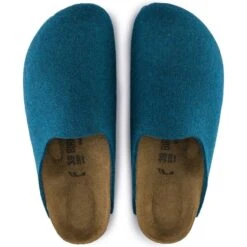 Birkenstock Amsterdam Wool Felt Petrol -Trendy Steps Shop 559763 top