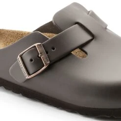 Birkenstock Boston Natural Leather -Trendy Steps Shop 60103 detail 1